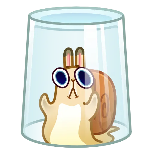 🥺 Стикер «Snailhare» для Telegram