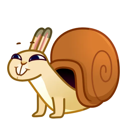 Стикерпак Snailhare для Telegram — скачать