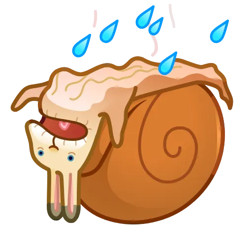 🥵 Стикер «Snailhare» для Telegram
