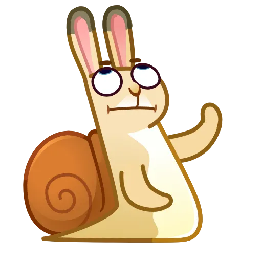 🙄 Стикер «Snailhare» для Telegram