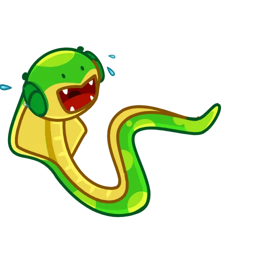 Стикерпак Snake для Telegram — скачать