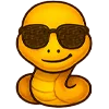 😎 Эмодзи «Змейка» для Telegram