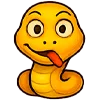 😛 Эмодзи «Змейка» для Telegram