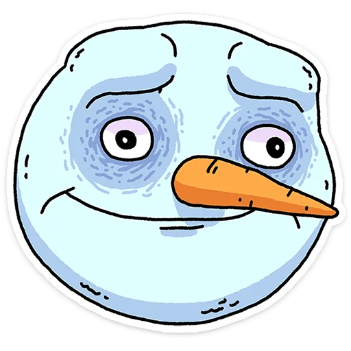 😊 Стикер «Снегорий» для Telegram