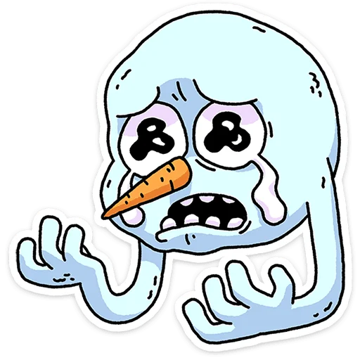 😭 Стикер «Снегорий» для Telegram