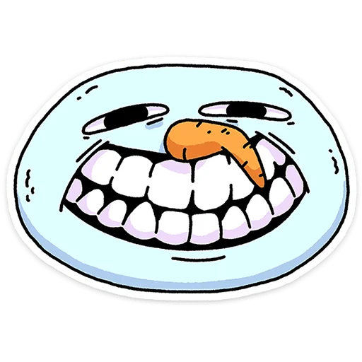 😁 Стикер «Снегорий» для Telegram