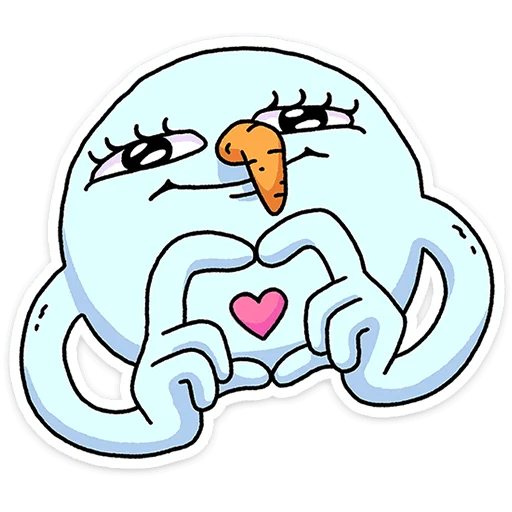 🫶 Стикер «Снегорий» для Telegram