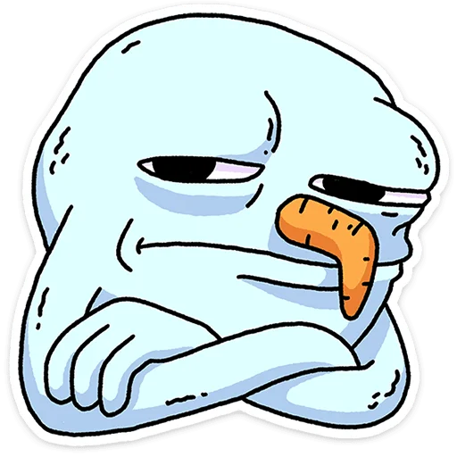 😤 Стикер «Снегорий» для Telegram