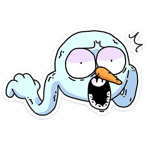 🙄 Стикер «Снегорий» для Telegram