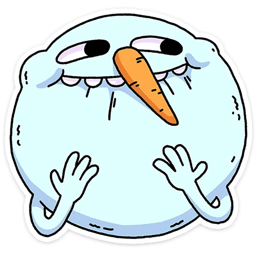 😏 Стикер «Снегорий» для Telegram