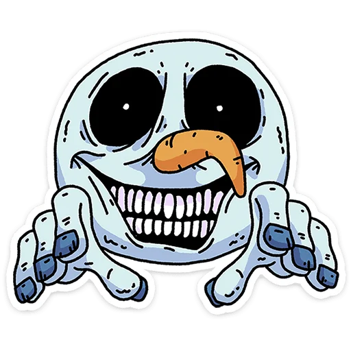 👻 Стикер «Снегорий» для Telegram