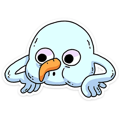 🤨 Стикер «Снегорий» для Telegram