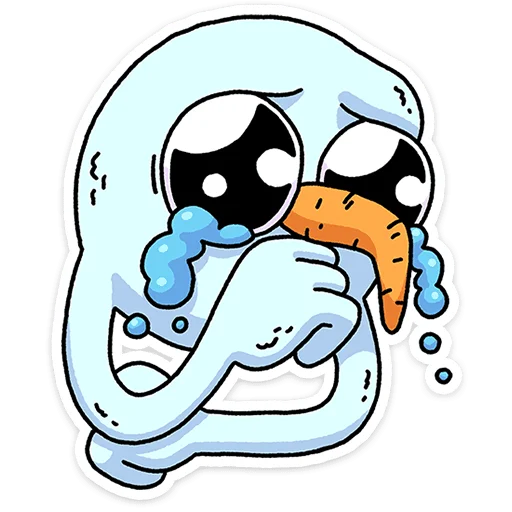 😭 Стикер «Снегорий» для Telegram
