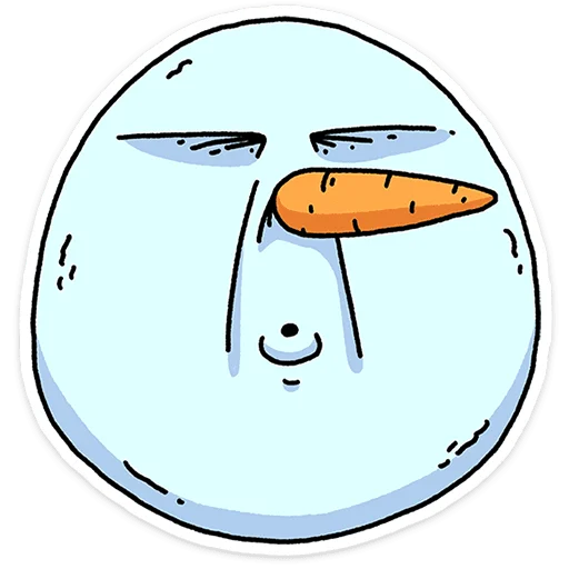 ⛄ Стикер «Снегорий» для Telegram