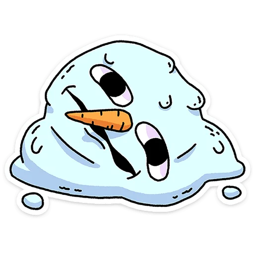 🫠 Стикер «Снегорий» для Telegram