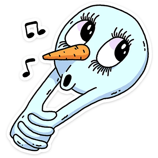 😗 Стикер «Снегорий» для Telegram
