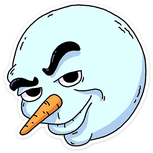 😏 Стикер «Снегорий» для Telegram