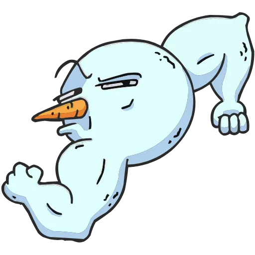 🤩 Эмодзи «Снегорий» для Telegram