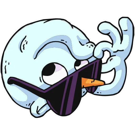 🤩 Эмодзи «Снегорий» для Telegram