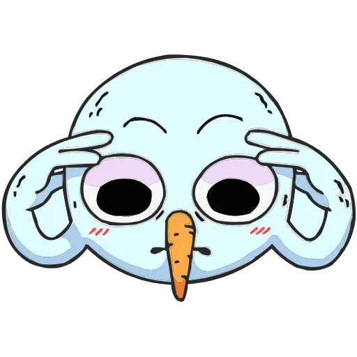 🤩 Эмодзи «Снегорий» для Telegram