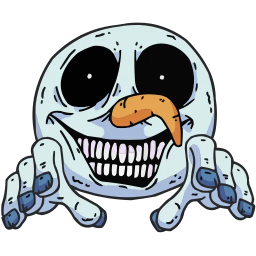 🤩 Эмодзи «Снегорий» для Telegram