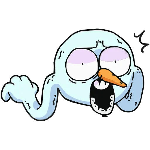 🤩 Эмодзи «Снегорий» для Telegram
