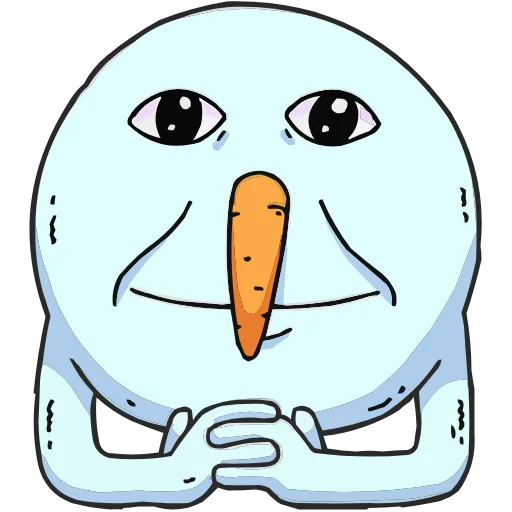 🤩 Эмодзи «Снегорий» для Telegram