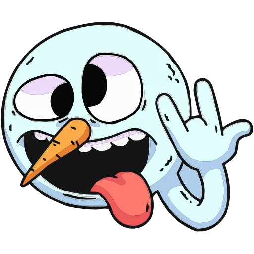 🤩 Эмодзи «Снегорий» для Telegram