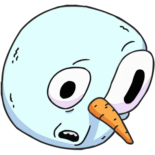 🤩 Эмодзи «Снегорий» для Telegram