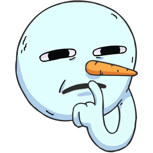 🤩 Эмодзи «Снегорий» для Telegram