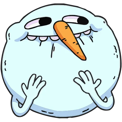 🤩 Эмодзи «Снегорий» для Telegram