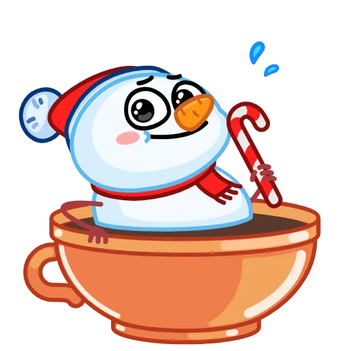 ☕ Стикер «New year Rabbit» для Telegram