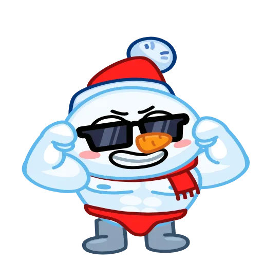 💪 Стикер «New year Rabbit» для Telegram