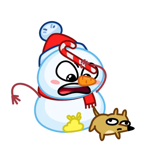 🤮 Стикер «New year Rabbit» для Telegram