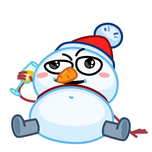 🥂 Стикер «New year Rabbit» для Telegram
