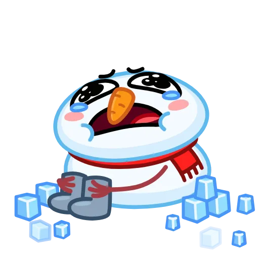 🤩 Эмодзи «Снеговиктор» для Telegram