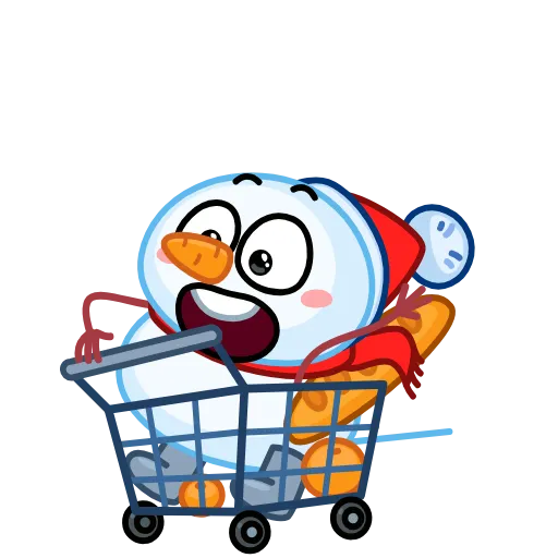 🤩 Эмодзи «Снеговиктор» для Telegram