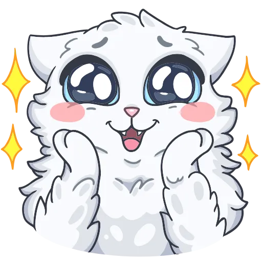 🤩 Эмодзи «Снежик» для Telegram