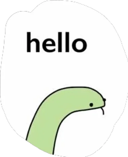😭 Стикер «Snek Comics» для Telegram