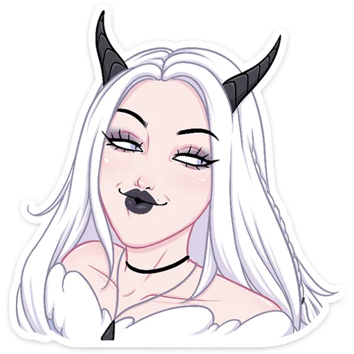 💋 Стикер «Снежа» для Telegram