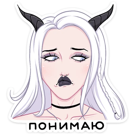 😔 Стикер «Снежа» для Telegram