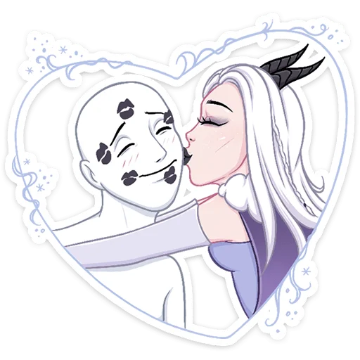 💙 Стикер «Снежа» для Telegram