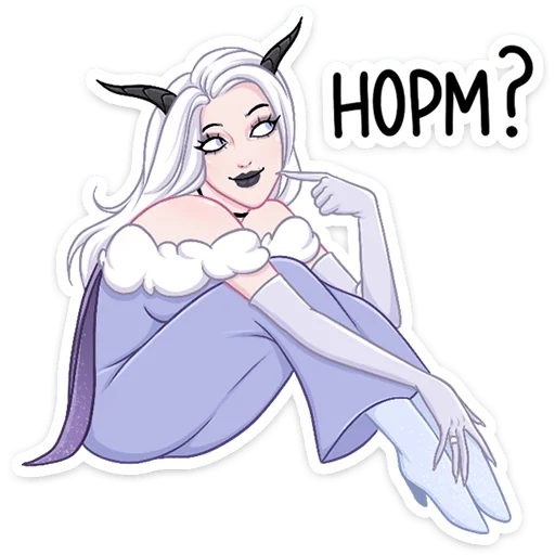 😏 Стикер «Снежа» для Telegram