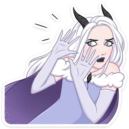 😈 Стикер «Снежа» для Telegram