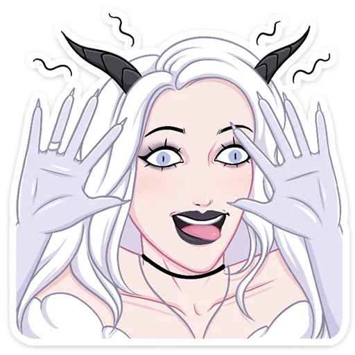 👻 Стикер «Снежа» для Telegram