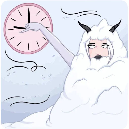 🕛 Эмодзи «Снежа» для Telegram