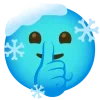 🤫 Эмодзи «Снежный Ком» для Telegram