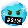 🤬 Эмодзи «Снежный Ком» для Telegram