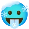 😛 Эмодзи «Снежный Ком» для Telegram
