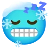 😴 Эмодзи «Снежный Ком» для Telegram